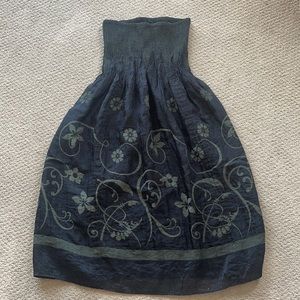 Anthropologie lapis dress